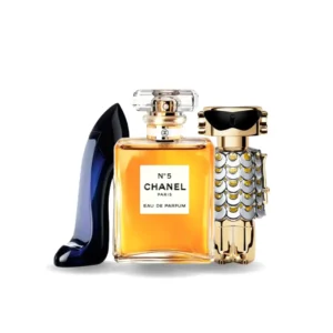 Exklusives Parfum-Set mit 3 Düften – Good Girl von Carolina Herrera, Nº5 von Chanel & Fame von Paco Rabanne