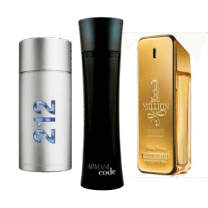 Box mit 3 Parfums: 212 Men NYC, Paco Rabanne One Million & Armani Code Homme 100 ml