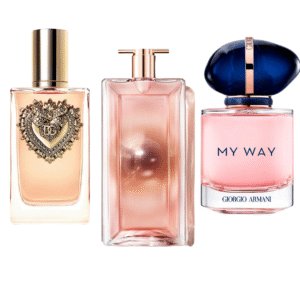 Box mit 3 Düften: Dolce & Gabbana Devotion, My Way Giorgio Armani und Lancôme Idôle 100ml