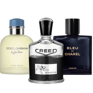Box mit 3 Parfums: Bleu de Chanel, Creed Aventus und Light Blue Dolce & Gabbana 100 ml